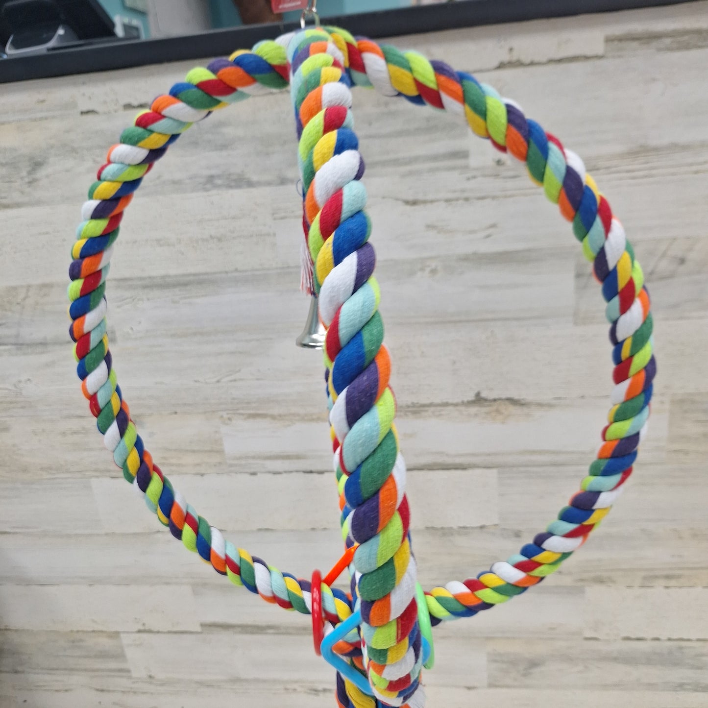 Huge Globe rope swing
