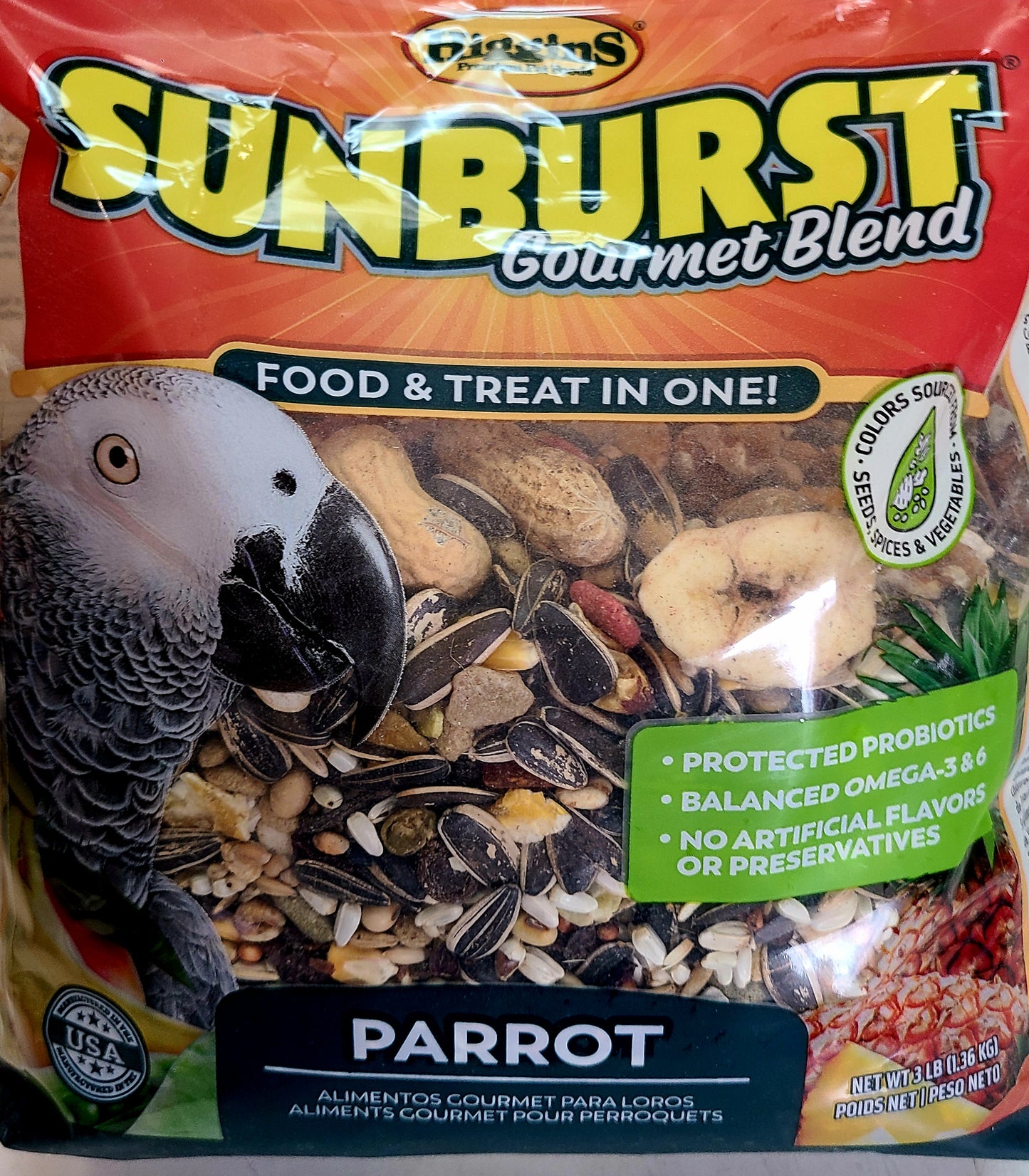 Higgins Sunburst Macaw 3lb