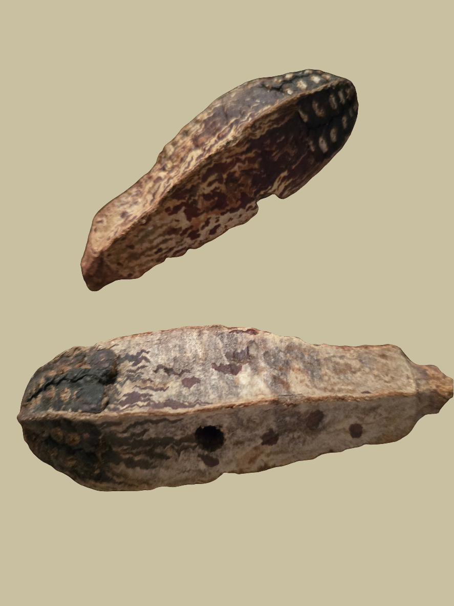 Mahogany Drilled Foot Pods 3410