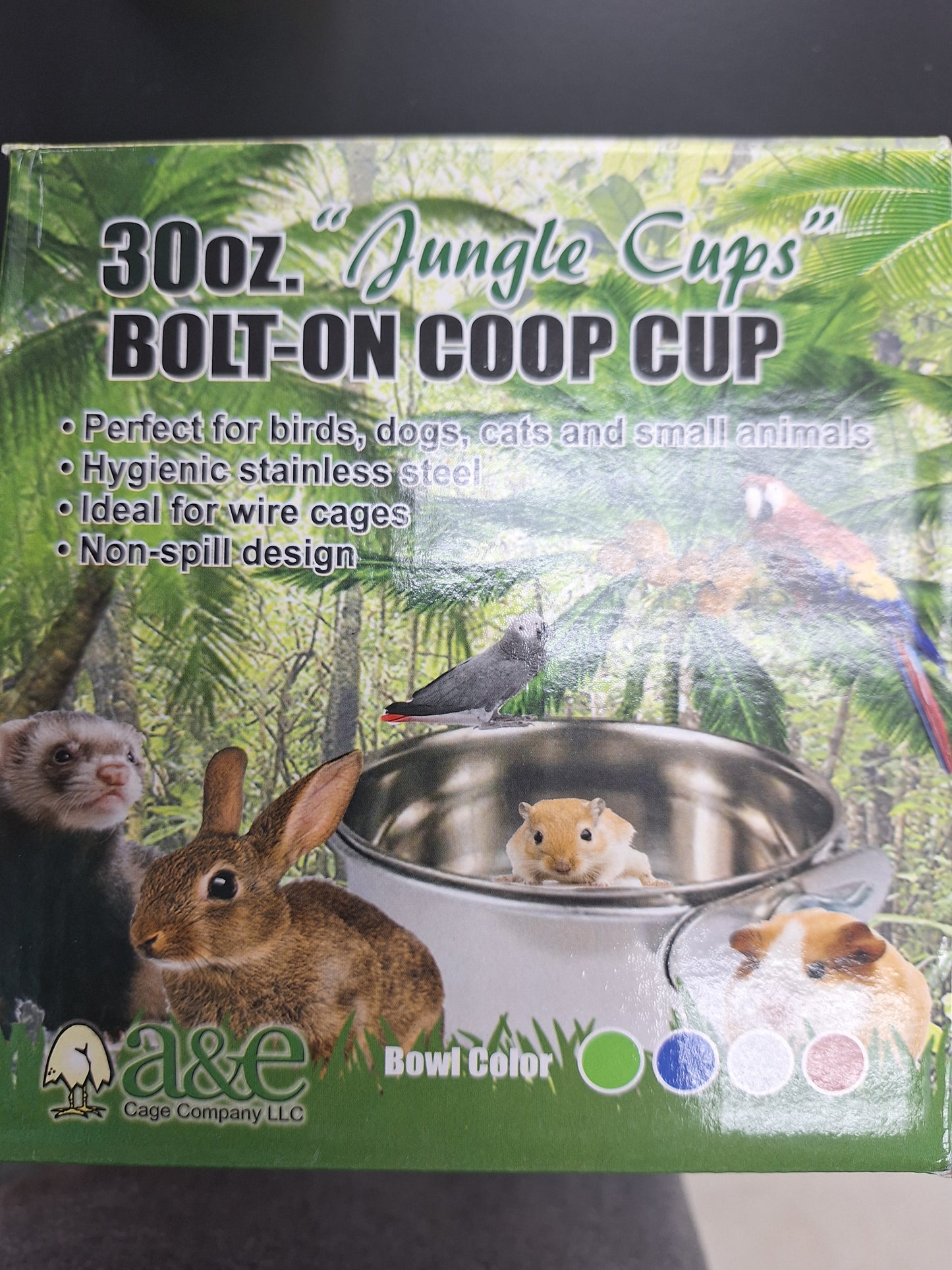 30 oz Clamp on coop cup