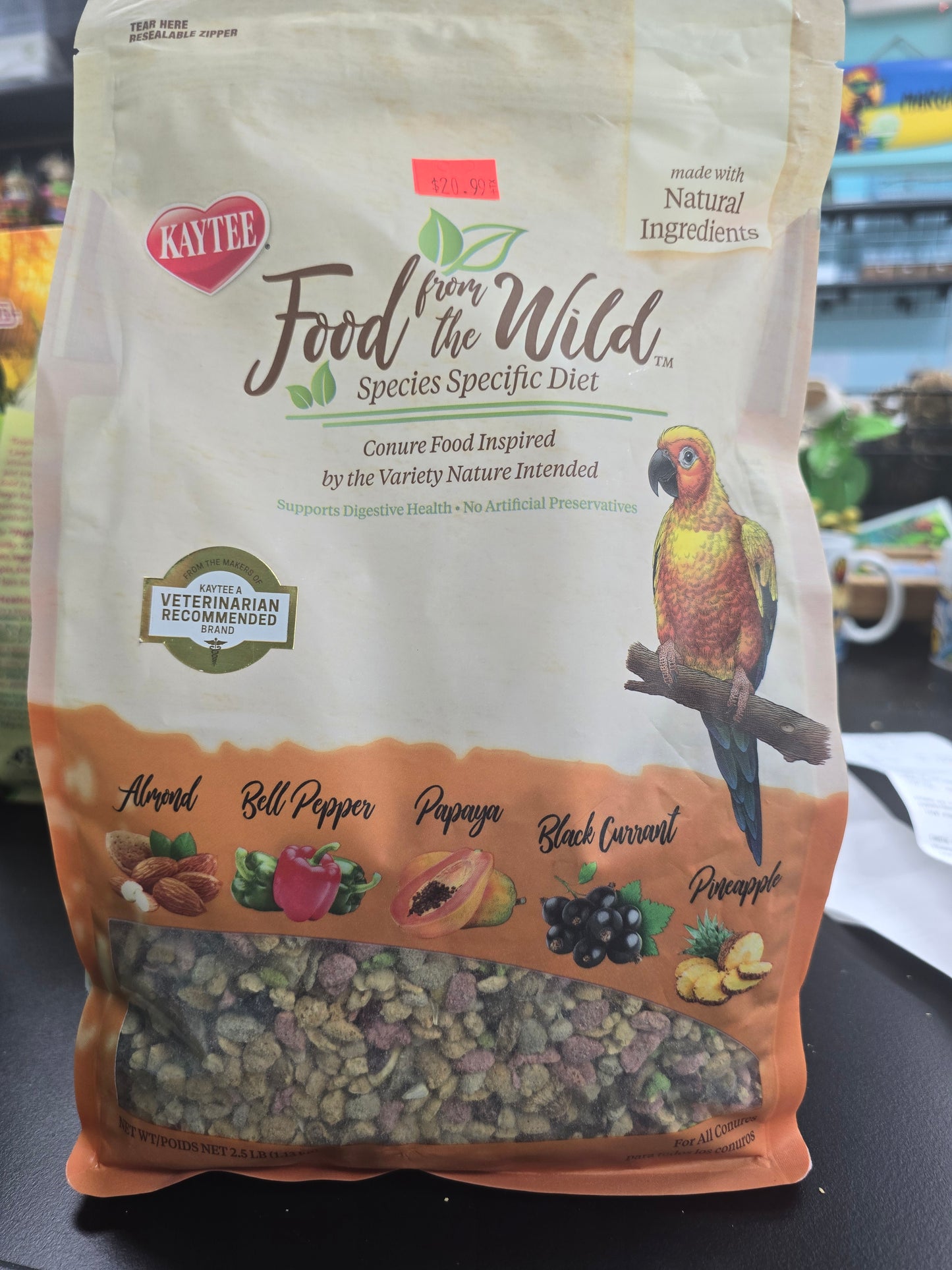 kaytee food from the wild conure blend