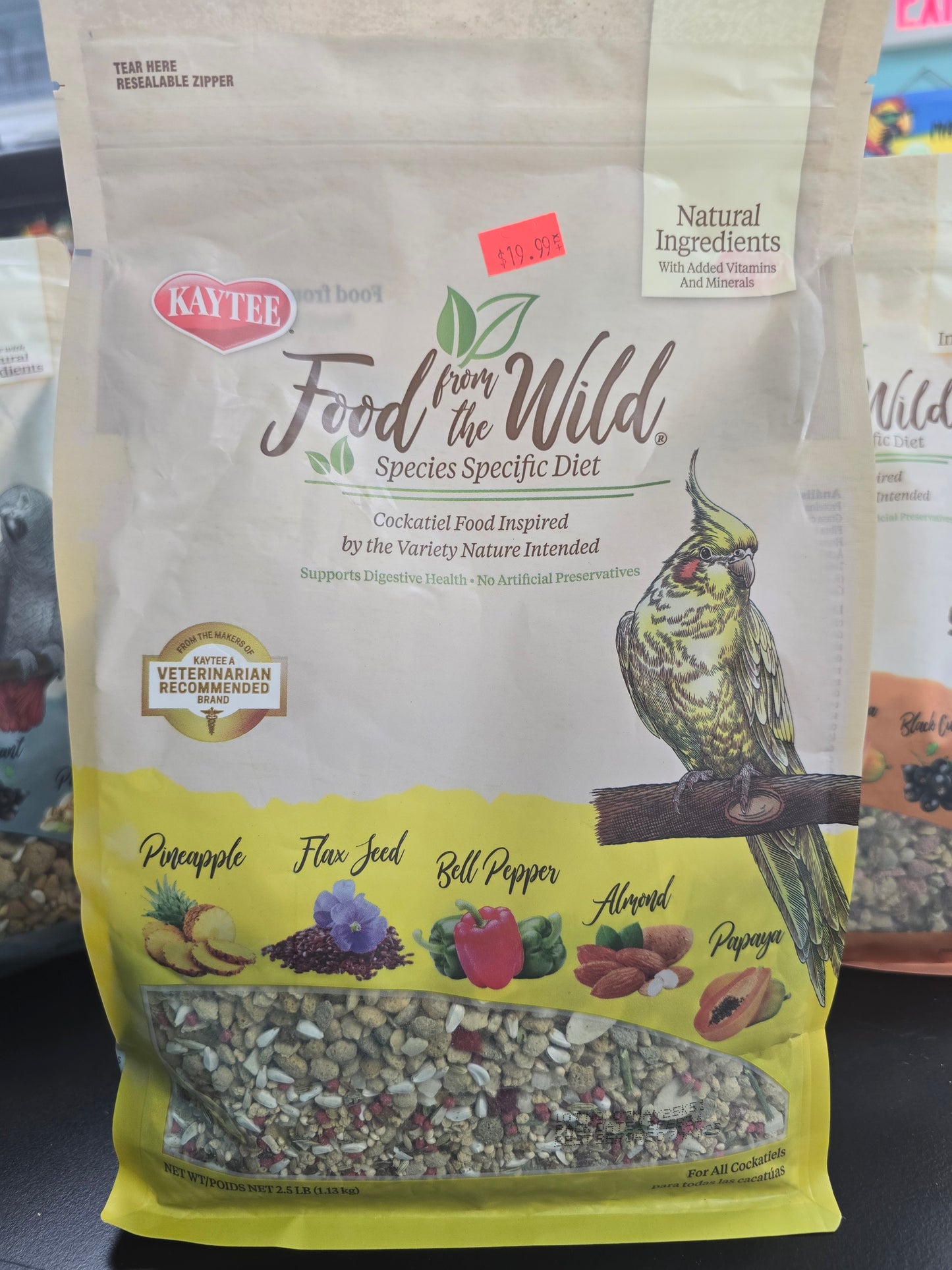 kaytee food from the wild cockatiel blend