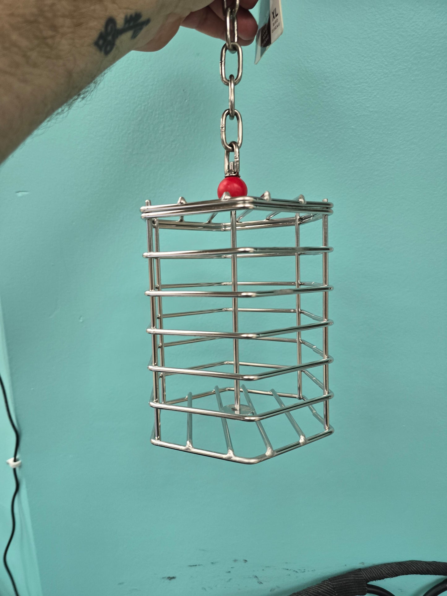 XL Stainless steel foraging cage