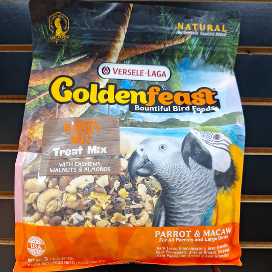 Goldenfeast Bonita Nut.       Parrot & Macaw blend