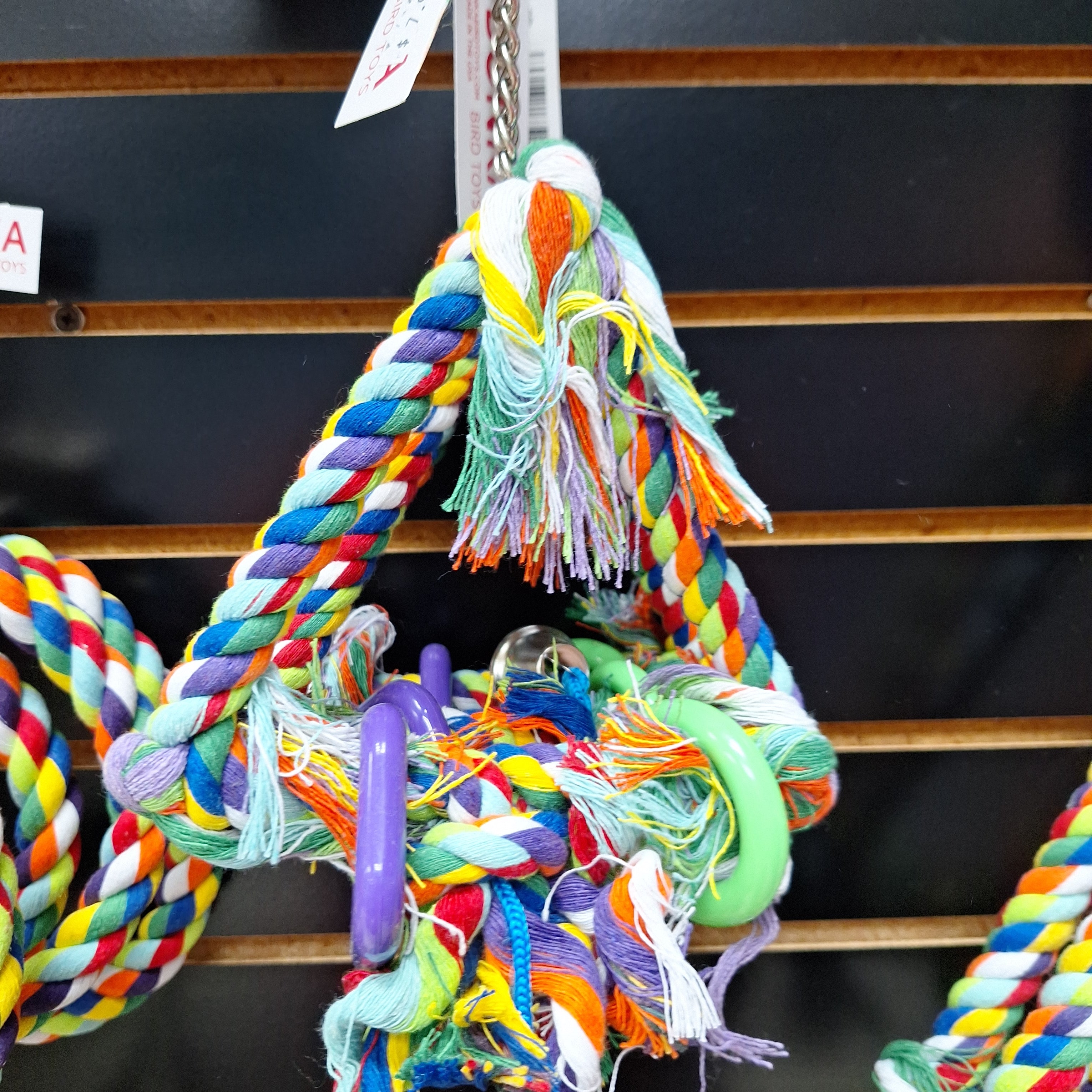 Tiny Rope Tiny Triangle Rope Swing – Brenda & Billy's Aviary, Inc.
