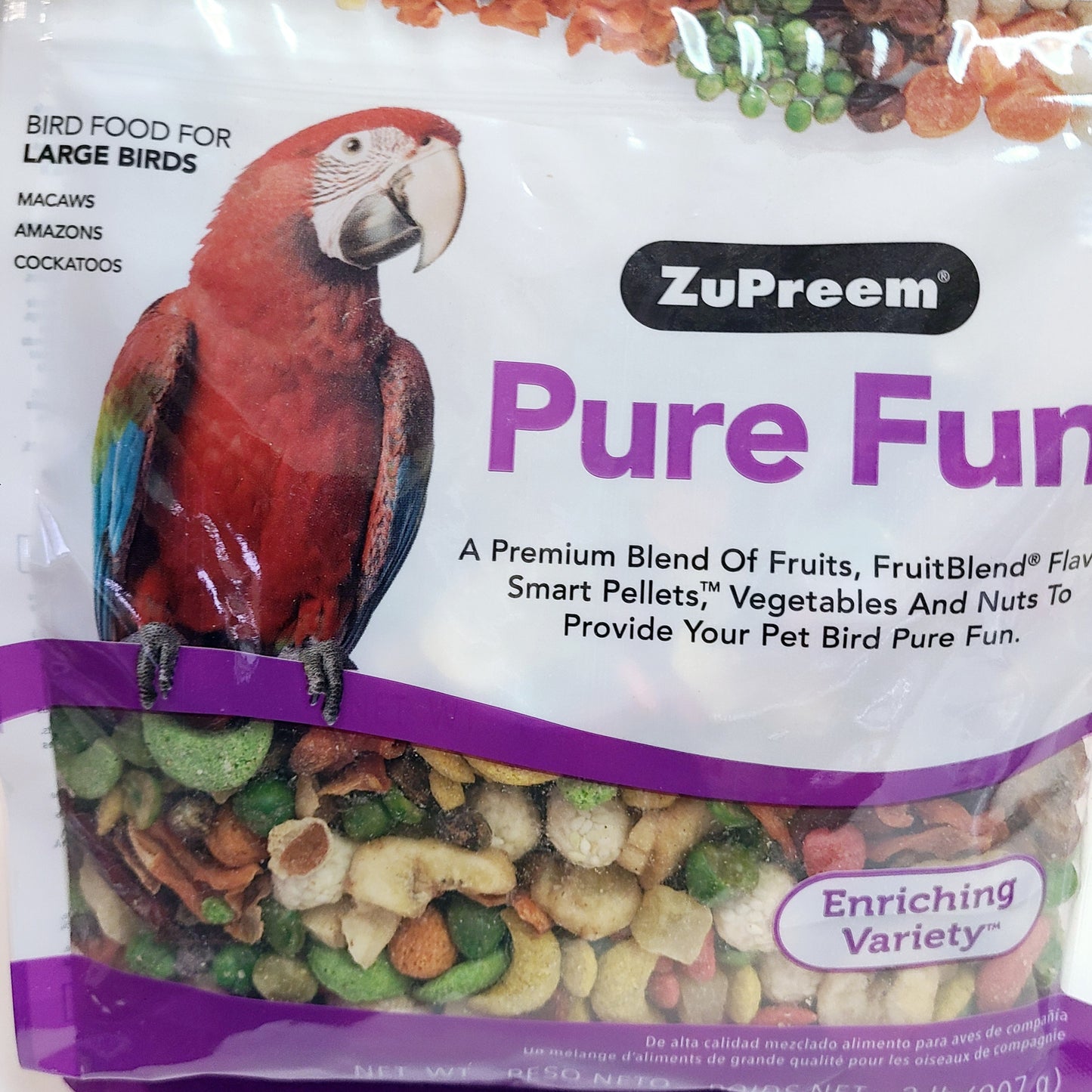 Zupreem Pure Fun large bird 2lb