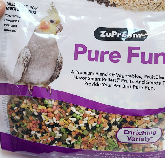 Zupreem Pure Fun Medium bird 2lb