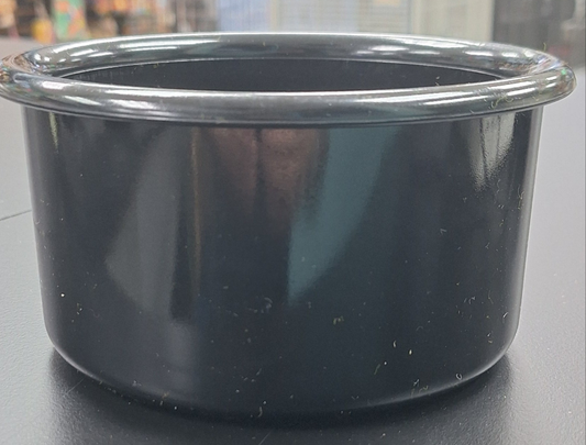 28oz Black feeding crock