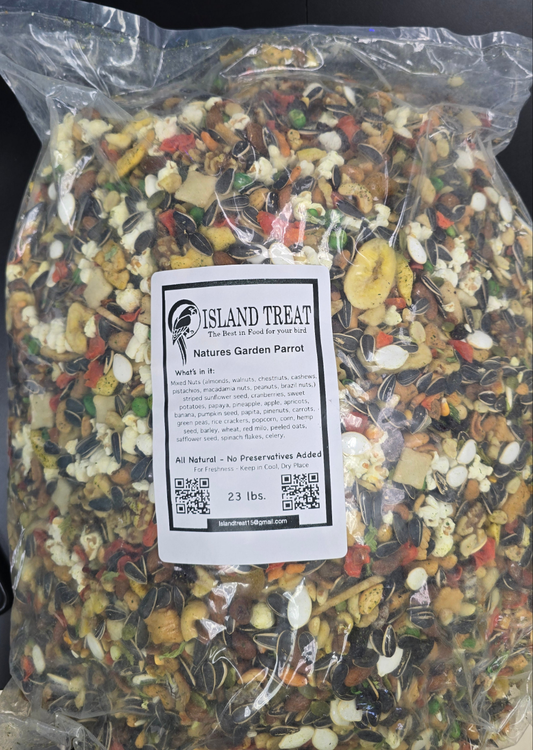 ISLAND TREATS Garden Parrot 23lb