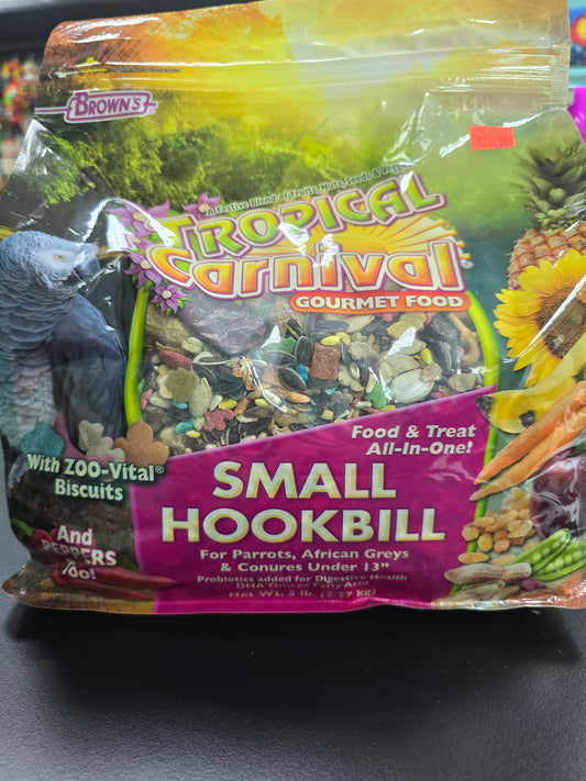 Browns Tropical carnival gourmet food sm hookbill