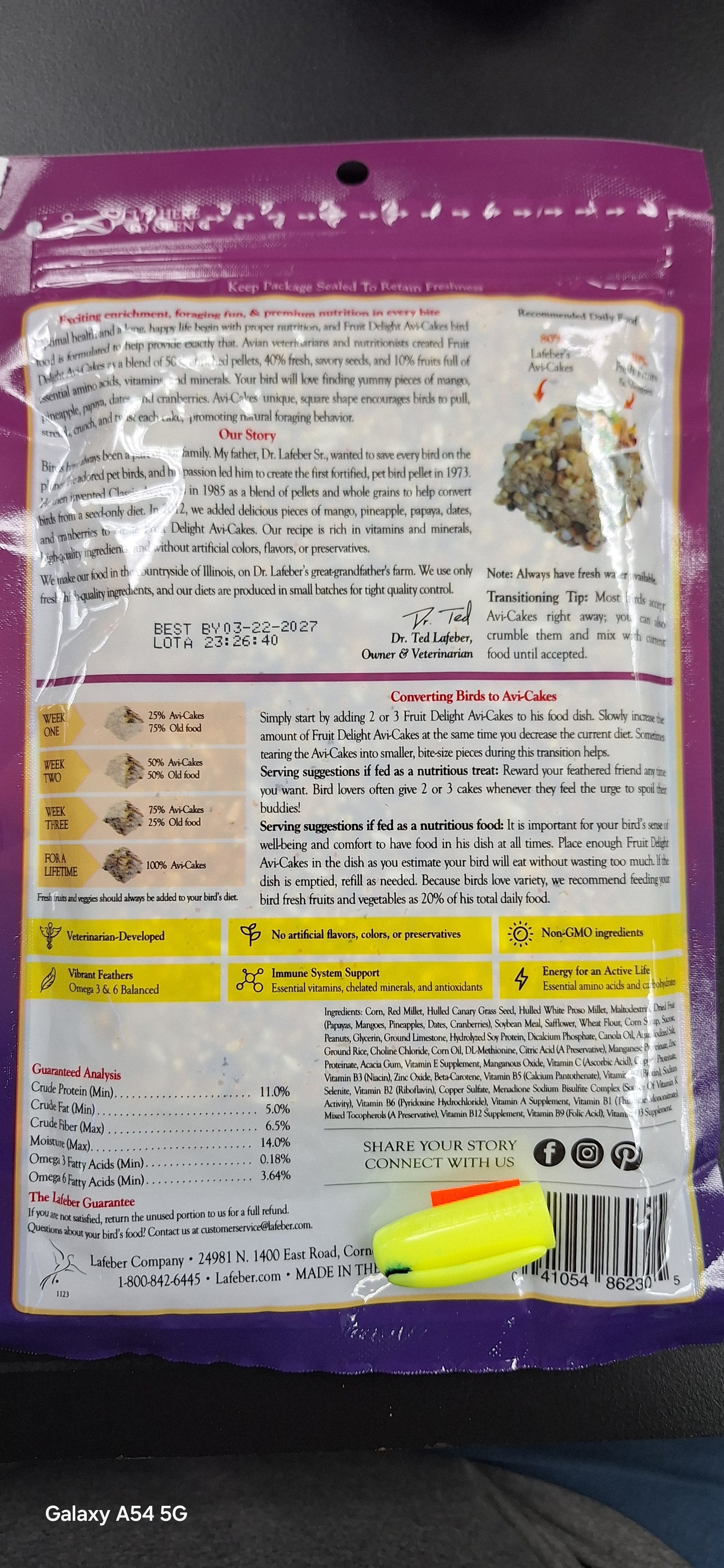 Lafeber’s Avi~cakes