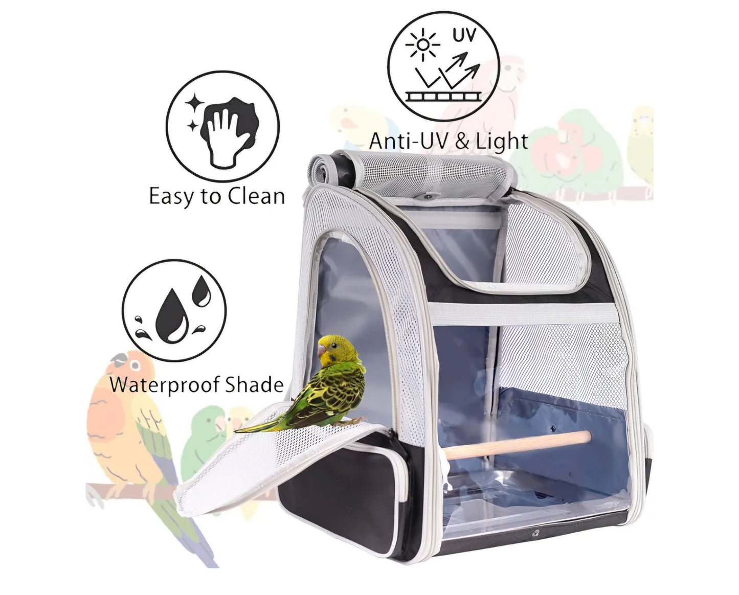 Backpack Bird carrier