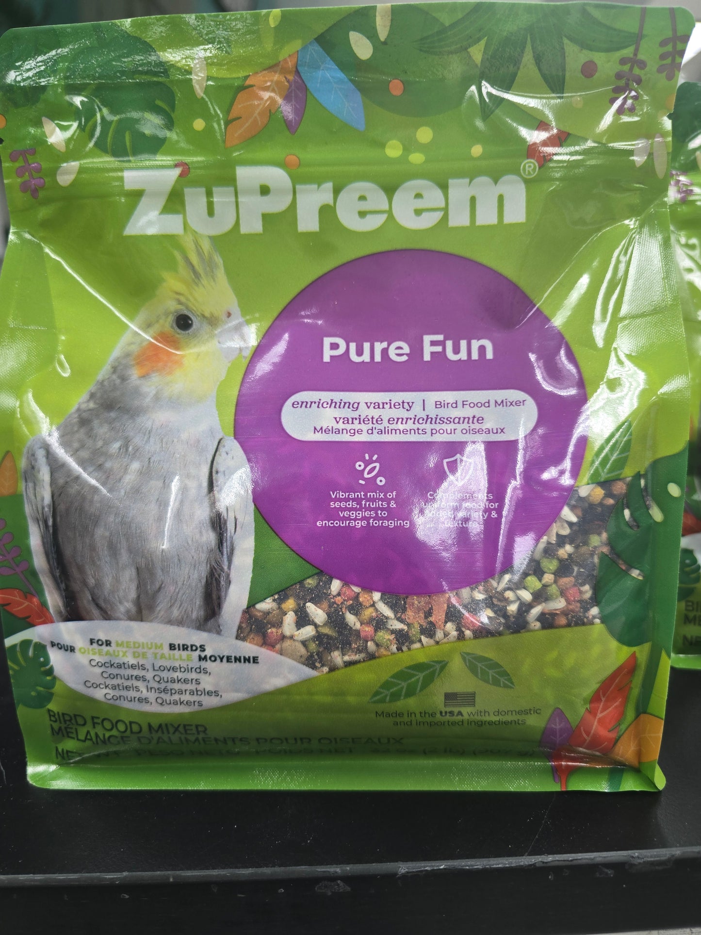 Zupreem Pure Fun Medium bird 2lb