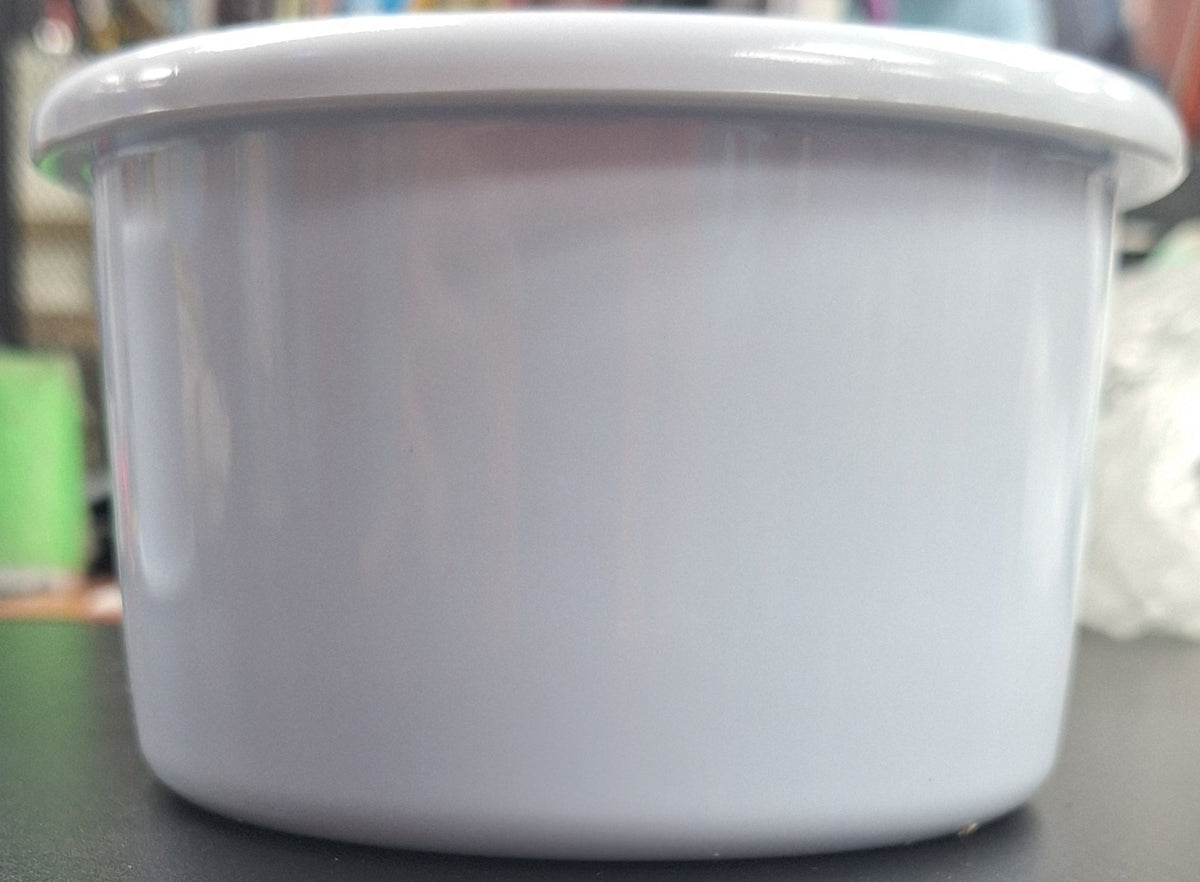 16oz white feeding crock