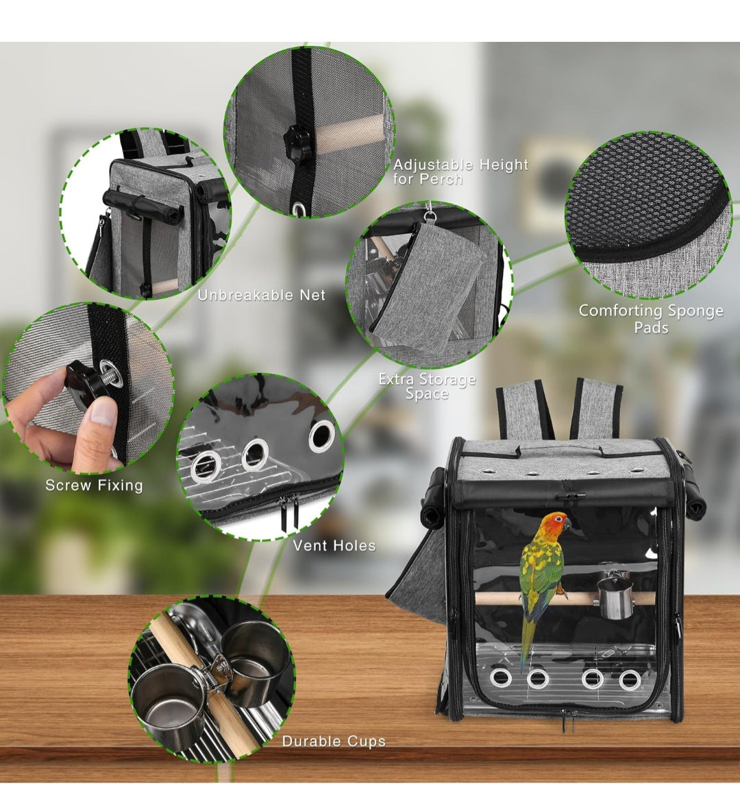Travel Backpack Square carrier