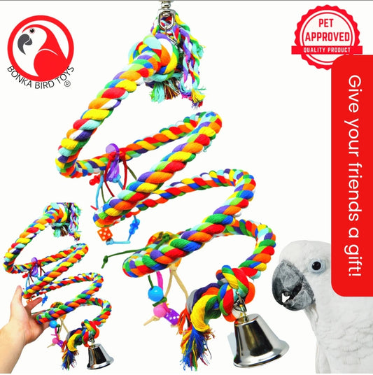 Large Charm rope boing coil swing 1961