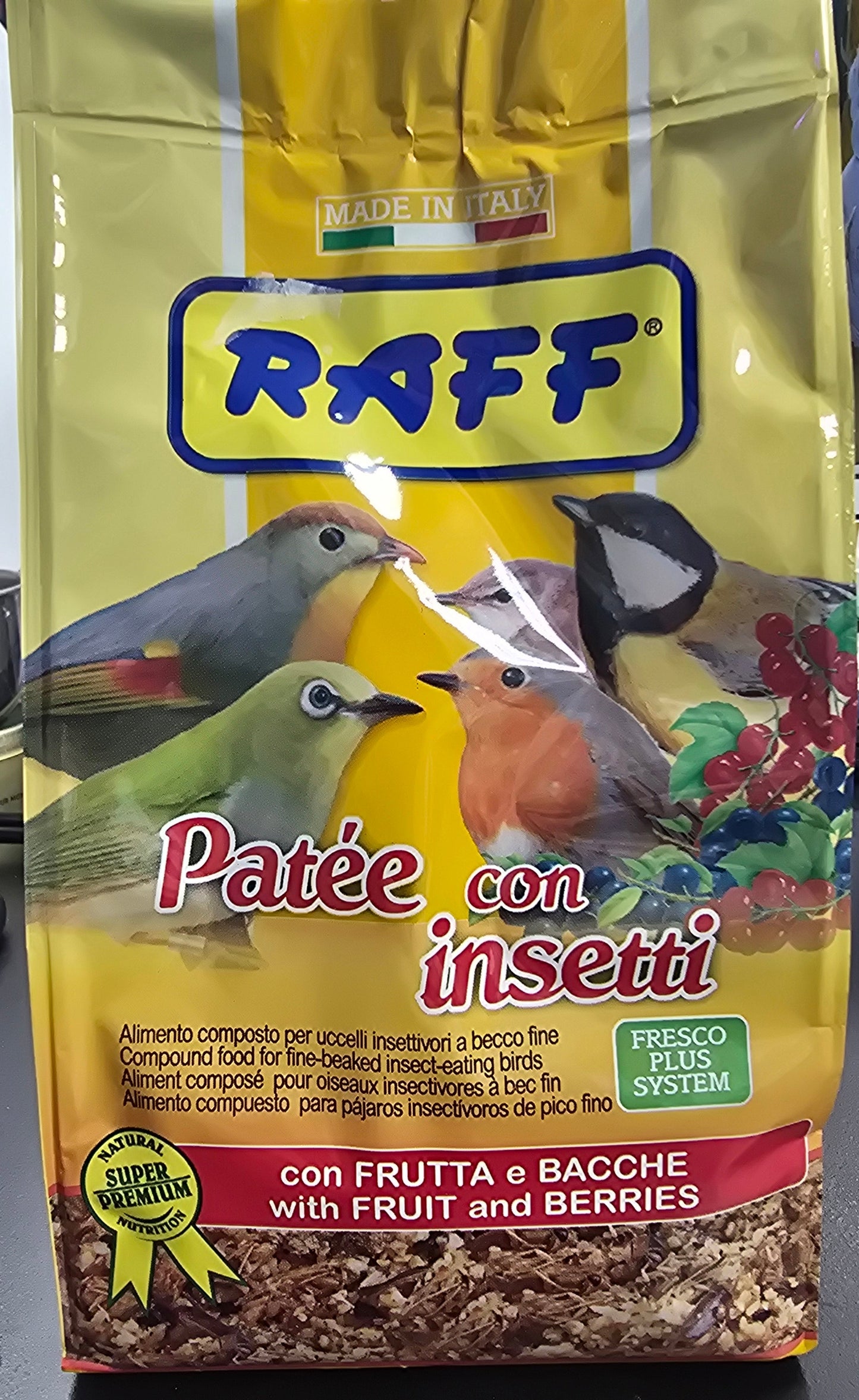Raff Patee con insetti