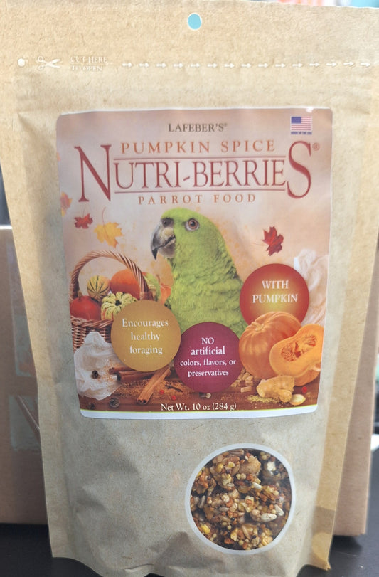 Nutri-berries Pumpkin spice partot